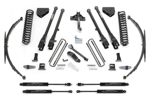 Fabtech 8 in. 4LINK SYS W/COILS & RR LF SPRNGS & STEALTH 2008-16 FORD F250/350 4WD K2129M
