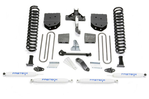 Fabtech 4 in. BASIC SYS W/PERF SHKS 2008-16 FORD F250/F350 4WD K2210
