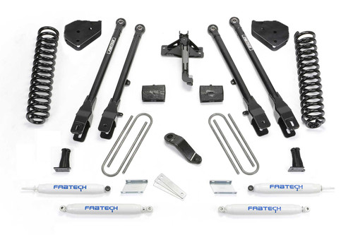 Fabtech 4 in. 4LINK SYS W/COILS & PERF SHKS 17-19 FORD F250/F350 4WD DIESEL K2216