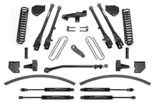 Fabtech 8 in. 4LINK SYS W/COILS & STEALTH SHKS 17-19 FORD F250/F350 4WD DIESEL K2266M