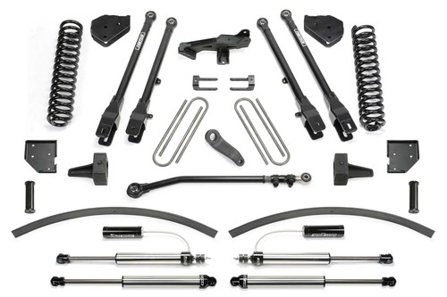 Fabtech 8 in. 4LINK SYS W/COILS & DL RESI SHKS 17-19 FORD F250/F350 4WD DIESEL K2298DL