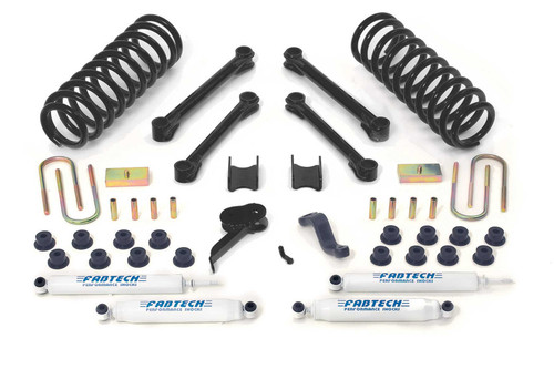 Fabtech 4.5 in. PERF SYS W/PERF SHKS 03-08 DODGE 2500/3500 4WD DIESEL ONLY K3006