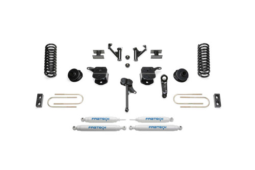 Fabtech 5 in. BASIC KIT W/ PERF SHKS 2013-18 RAM 3500 4WD K3143