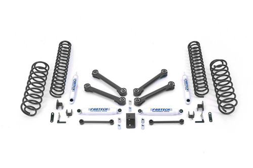 Fabtech 4 in. PERF SYS W/PERF SHKS 97-06 JEEP TJ ALL MODELS 4WD / LJ UNLMTD ALL MODELS K4003