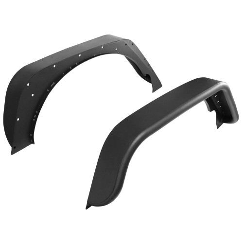 0718 WRANGLER TEXTURED BLACK TUBE REAR FENDER 0718 WRANGLER TEXTURED BLACK TUBE REAR FENDER