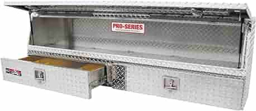 BRUTE CONTRACTOR TOPSIDER TOOL BOX 96IN W/ DRAWERS & DOORS ALUMINUM BRUTE CONTRACTOR TOPSIDER TOOL BOX 96IN W/ DRAWERS & DOORS ALUMINUM