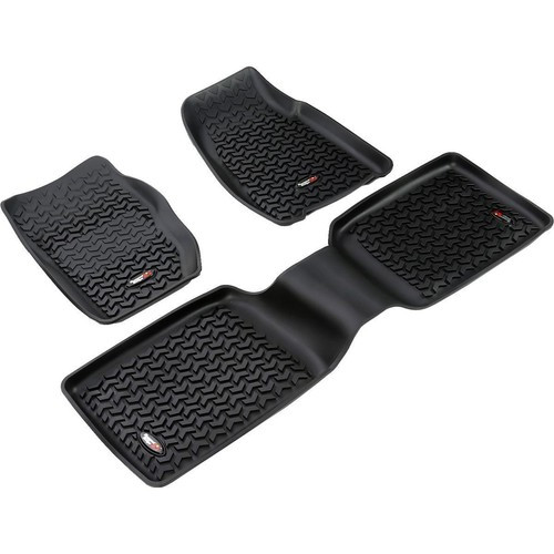 1617 TACOMA ACCESS CAB BLACK PROFILE FLOOR LINERS FRONT/2ND ROW