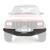 Smittybilt XRC Front Bumper 84-01 Cherokee XJ Black Textured 76810