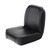 Smittybilt Front Seat 55-76 Jeep CJ Low Back Bucket Vinyl Black 44801