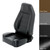 Smittybilt Front Seat Factory Style Replacement W/ Recliner 76-16 Wrangler CJ/YJ/TJ/LJ/JK Vinyl Black 45001