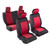 Smittybilt Neoprene Seat Cover 76-90 Wrangler CJ/YJ Set Front/Rear Black 471001