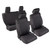 Smittybilt Neoprene Seat Cover 91-95 Wrangler YJ Set Front/Rear Charcoal 471122