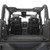 Smittybilt Neoprene Seat Cover 13-18 Wrangler JK 2 DR Set Front/Rear Black 471501