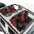Smittybilt Neoprene Seat Cover Front Set 97-02 Wrangler TJ Black/Black 47001
