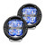 Rigid Industries 360-Series 4 Inch Led Off-Road Spot Beam Blue Backlight Pair RIGID Industries 36115