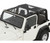 Bestop Sun Bikini Top - Jeep 1997-2006 Wrangler (except Unlimited); Safari style 52404-11