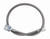 Rubicon Express 18 Inch Rear Brake Line Stainless Steel Lifted Height of 4 Inch to 6 Inch For Use w/PN RE6020/RE6025  RE15152