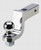 Fastway Trailer Fixed aluminum ball mount with a 4'' drop 3'' rise with a 1'' ball hole DT-BM4400