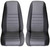 Rugged Ridge Neoprene Front Seat Covers, Gray; 97-02 Jeep Wrangler TJ 13210.09