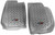 Rugged Ridge Floor Liners, Front, Gray; 07-16 Jeep Wrangler JK 14920.03