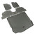 Rugged Ridge Floor Liners, Kit, Gray, 4-Door; 11-16 Jeep Wrangler JK 14988.04