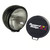 Rugged Ridge 5 Inch Round HID Off Road Fog Light Kit, Black Steel Housing 15205.02