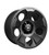Rugged Ridge Drakon Wheel, 17x9, Black Satin; 07-16 Jeep Wrangler JK 15302.01