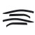 0711 VERSA 4DR SLIM WIND DEFLECTORS 4 PC SMOKE 0711 VERSA 4DR SLIM WIND DEFLECTORS 4 PC SMOKE