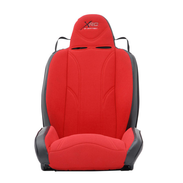 Smittybilt XRC Suspension Seat Passenger Side 76-18 Wrangler CJ/YJ/TJ/LJ/JK Black Sides Red Center 750130