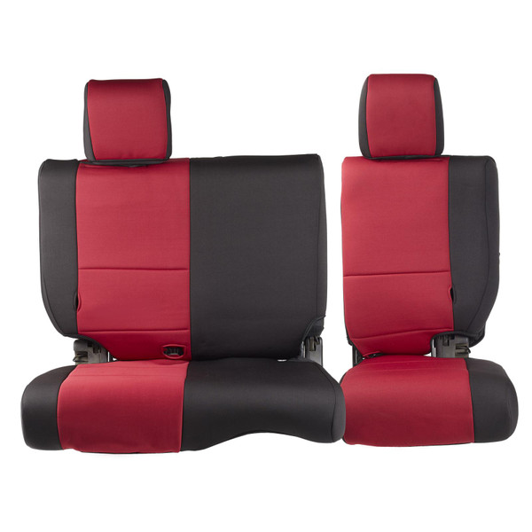 Smittybilt Neoprene Seat Cover 76-90 Wrangler CJ/YJ Set Front/Rear Black 471001