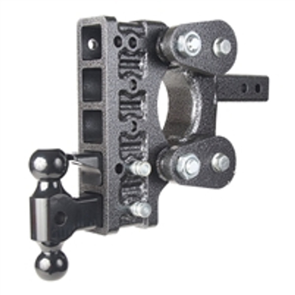 Drop Hitch GENY Torsion Suspension Hitch 2" Receiver Class V 16K Towing Hitch GH 1225, Combo Includes Dual Ball, Pintle Lock & 2 Hitch pins (7.5" DROP)