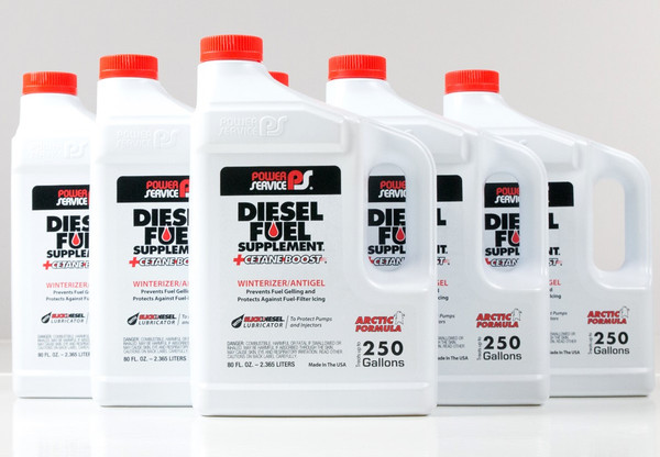 Power Service Diesel Additives DIESEL FUEL SUPPLEMENT +CETANE BOOST 1080 80 oz. (Case of 6)