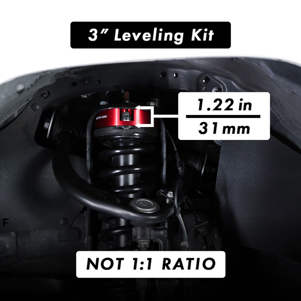 3"-2" Front-Rear Function & Form Toyota Tacoma (95-04) Leveling Lift Kit