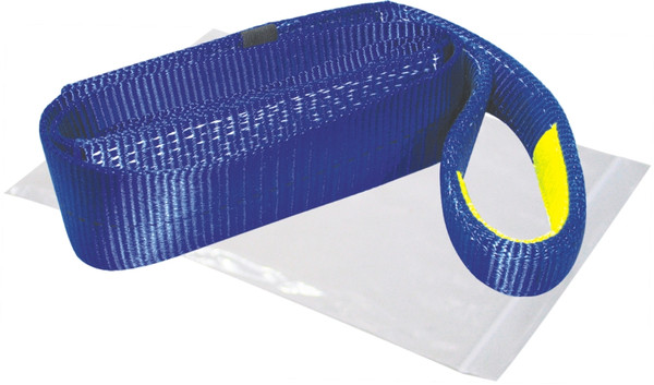 Bulldog Winch Tree Saver Strap 3 Inch x 6 Foot 30000 LB BS Polyester Blue 20033