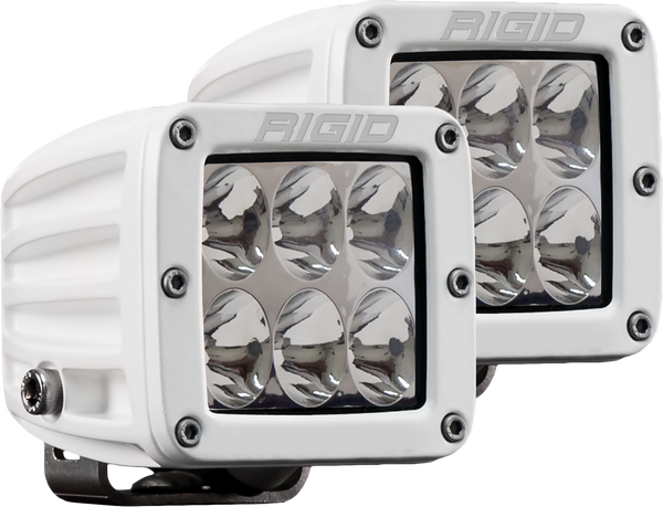 Rigid Industries Driving Surface Mount White Housing Pair D-Series Pro RIGID Industries 702313