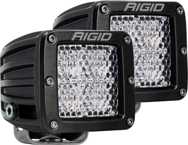 Rigid Industries Diffused Surface Mount Black Pair D-Series Pro RIGID Industries 202513