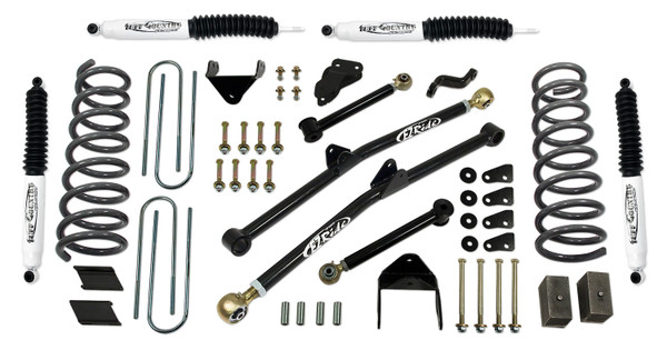 Tuff Country 6 Inch Long Arm Lift Kit 03-07 Dodge Ram 2500/3500 with Coil Springs and SX8000 Shocks Fits Vehicles Built June 31 2007 and Earlier 36217KN