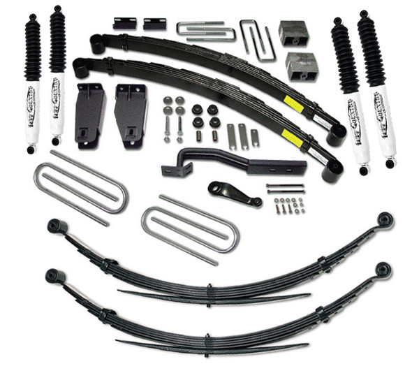 Tuff Country 6 Inch Lift Kit 88-96 Ford F250 with Rear Leaf Springs and SX8000 Shocks Fits with 351 Engine 26829KN