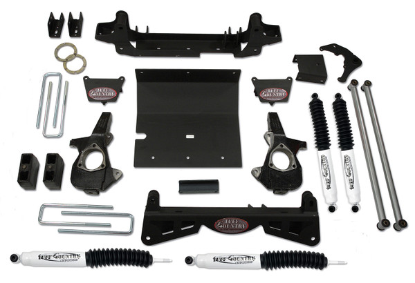 Tuff Country 6 Inch Lift Kit 01-06 Silverado/Sierra 3500 / 3500HD w/3 Piece Sub Frame and SX8000 Shocks 16994KN