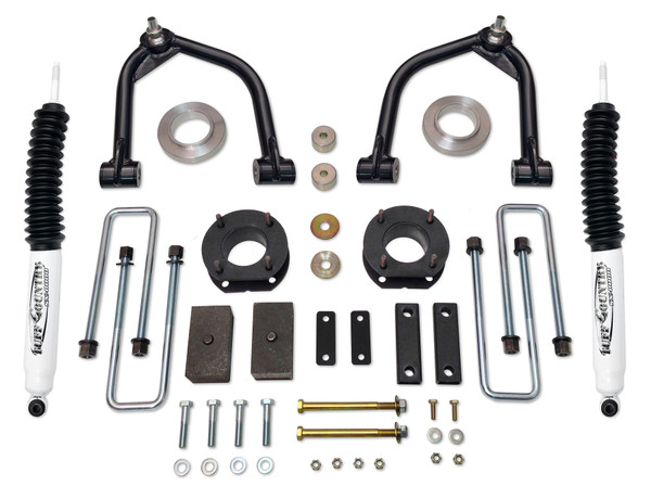 Tuff Country 4 Inch Uni-Ball Lift Kit 07-19 Toyota Tundra 4x4 & 2WD w/ SX8000 Shocks Excludes TRD Pro 54075KN