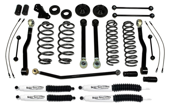 Tuff Country 4 Inch Lift Kit 07-18 Jeep Wrangler JK 4 Door Only Lift Kit EZ-Flex w/ SX8000 Shocks 44000KN