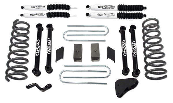 Tuff Country 4.5 Inch Lift Kit 09-13 Dodge Ram 2500/09-12 Dodge Ram 3500 with Coil Springs w/ SX8000 shocks 34019KN