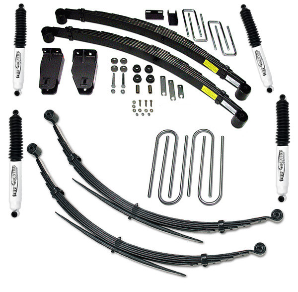 Tuff Country 4 Inch Lift Kit 88-96 Ford F250 4 Inch Lift Kit with Rear Leaf Springs and SX8000 Shocks Fits Models with Diesel or 460 Gas Engine 24827KN