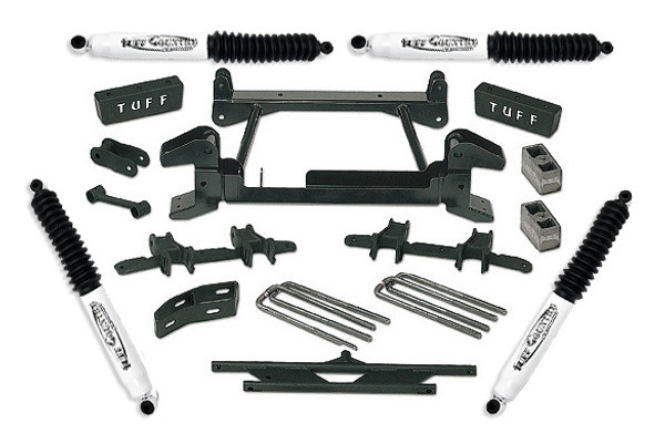 Tuff Country 4 Inch Lift Kit 92-98 Chevy/GMC Suburban/Tahoe 2 Door/Yukon 2 Door 1500 w/ SX8000 Shocks 14833KN