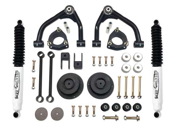 Tuff Country 4 Inch Uni Ball Lift Kit 14-18 Chevy Suburban/Tahoe/GMC Yukon/Yukon XL 1500 w/ SX8000 Shocks Fits Models w/One Piece Cast Steel Upper Control Arms 14168KN