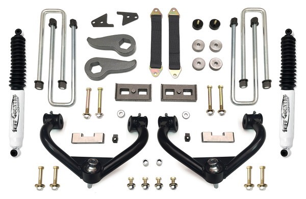 Tuff Country 3.5 Inch Uni-Ball Lift Kit 11-19 Silverado/Sierra 2500HD/3500/3500HD 4x4 & 2WD w/ SX8000 Shocks includes Dually Models 13086KN