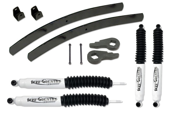 Tuff Country 2 Inch Lift Kit 01-10 Silverado/Sierra 2500HD 4x4 & 2WD w/Rear Add A Leafs and SX8000 Shocks For Purple Keys 12954KN