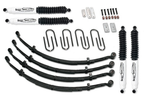 Tuff Country 2.5 Inch Suspension Lift Kit 76-86 Jeep CJ5/CJ7 EZ-Ride w/ SX6000 Shocks 42701KH