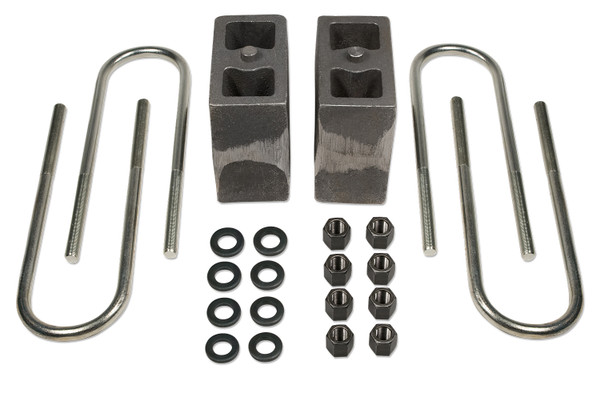Tuff Country 5.5 Inch Rear Block & U-Bolt Kit 80-97 and 99-16 Ford F250 4WD/1986-97 Ford F350 4WD/00-05 Ford Excursion w/o Factory Overloads Tapered 97059