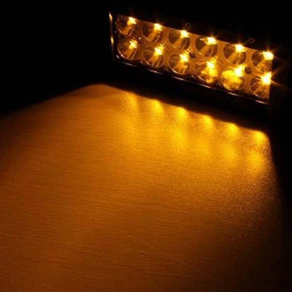Lifetime LED Lights 7.5 Inch LED Light Bar 36W Amber/White Lifetime LLL36-3060-AW